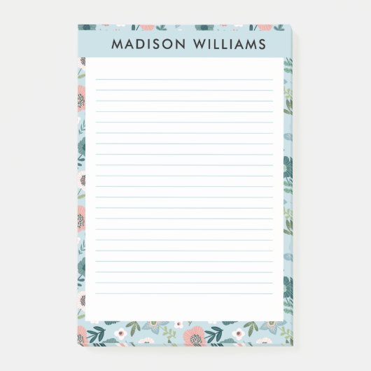 Bloemen post-it notities post-it® notes (Voorkant)