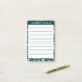 Bloemen post-it notities post-it® notes (Op bureau)