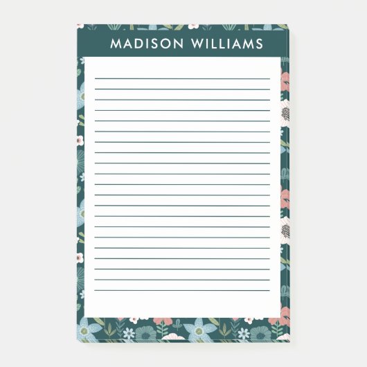 Bloemen post-it notities post-it® notes (Voorkant)
