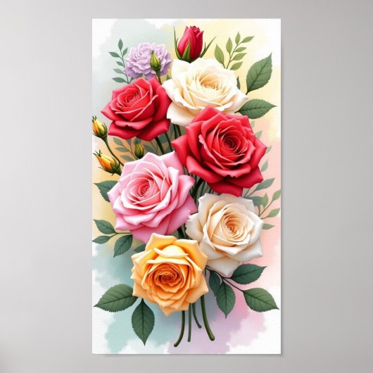 Bloemen Poster (Voorkant)