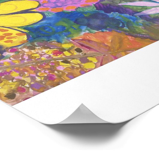 bloemen poster (Hoek)