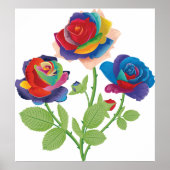  bloemen poster (Voorkant)