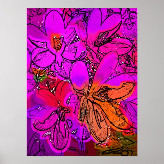 BLOEMEN POSTER (Voorkant)