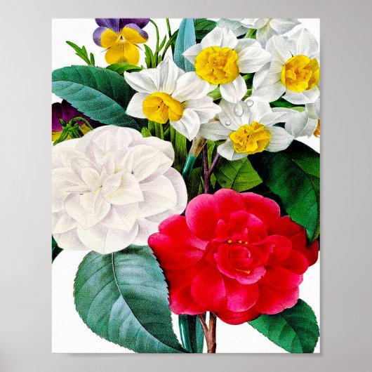  bloemen poster (Voorkant)