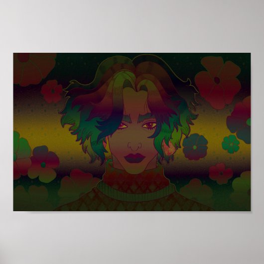 Bloemen Poster (Voorkant)