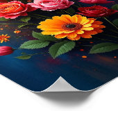 Bloemen Poster (Hoek)