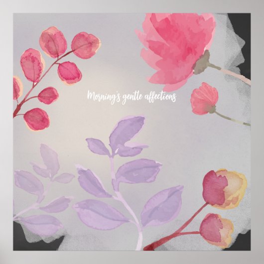 Bloemen Poster (Voorkant)