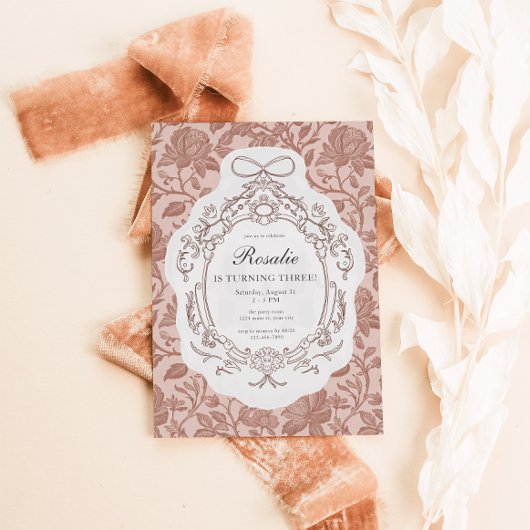 Bloemen Preppy Verjaardag Kaart