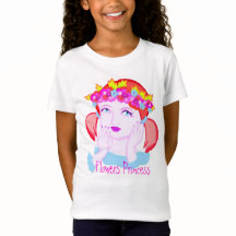 Bloemen Prinses T-shirt