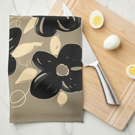  Bloemen Print Theedoek (Quarter Fold)