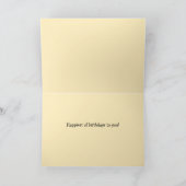 Bloemen Proost op Nog Een Jaar Plezier Kaart (Binnen)