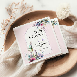 Bloemen & Prosecco Bloemboog Bruidsdiner Servet