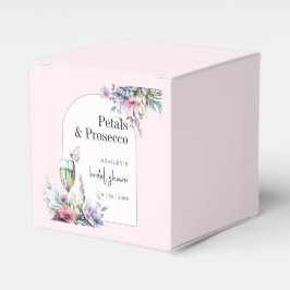 Bloemen & Prosecco Bloemboog Bruidsdouche Bedankdoosjes