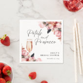 Bloemen & Prosecco Bloemige Bruids-Shower Servet (Insitu)