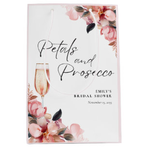 Bloemen & Prosecco Bloemige Bruidsdouche Medium Cadeauzakje