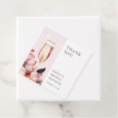 Bloemen & Prosecco Bloemige Bruidsmeisjesborrel Bedankjes Labels (In situ)