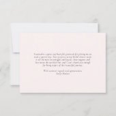 Bloemen & Prosecco Bloemrijke Bruidsdouche Bedankkaart (Achterkant)