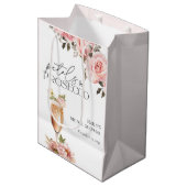 Bloemen & Prosecco Bloemrijke Bruidsdouche Medium Cadeauzakje (Voorkant Gekanteld)