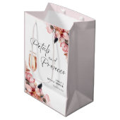 Bloemen & Prosecco Bloemrijke Bruidsdouche Medium Cadeauzakje (Voorkant Gekanteld)