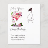 Bloemen & Prosecco Bloemrijke Raad Dress Bruidsjur (Voorkant)