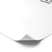 Bloemen & Prosecco Blush Roze Bloemige Bruiloft Fe Poster (Hoek)