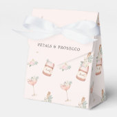 Bloemen & Prosecco Bruidsdiner Henparty Bedankdoosjes (Voorkant Zijde)