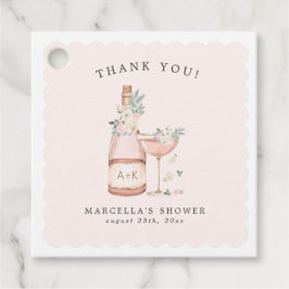 Bloemen & Prosecco Bruidsdiner Henparty Bedankjes Labels