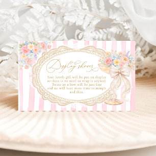 Bloemen Prosecco Bruidsdouche Display Douche Informatiekaartje
