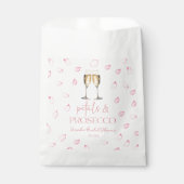 Bloemen & Prosecco Champagne Bruidscadeau  Bedankzakje (Voorkant)