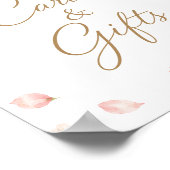 Bloemen & Prosecco Kaarten & Cadeaus Bord Poster (Hoek)