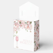 Bloemen & Prosecco Roze Bloemen Douche Dank u Bedankdoosjes (Geopend)