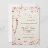 Bloemen & Prosecco Wilde Bloemen Uitnodiging (Voorkant)