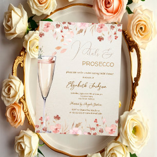 Bloemen & Prosecco Wilde Bloemen Uitnodiging