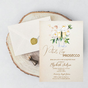 Bloemen & Prosecco Witte bloem Champagne Kaart