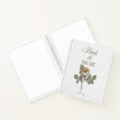 Bloemen & Proza Gepersonaliseerde Bloemarrangement Notitieboek (Binnen)