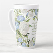 Bloemen Psalm 107:1 Latte Mok (Linkerhoek)