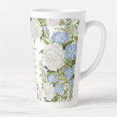 Bloemen Psalm 107:1 Latte Mok (Rechts)