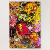 Bloemen Puzzel Persoonlijke Cadeau Moeilijk (Verticaal)