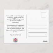 Bloemen Quinceanera Zwart Mexicaans Fiesta Verjaar Briefkaart (Achterkant)