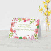 bloemen R van de Waterverf van de Vrouw van de Kaart (Gele Bloem)