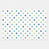 bloemen, raapstenen en pooldommen inpakpapier vel (Voorkant 3)