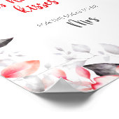 Bloemen raden hoeveel kussen bruids spel poster (Hoek)