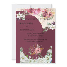 BLOEMEN RAND Indiase Trouwkaart