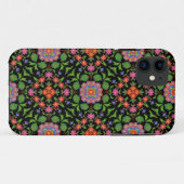 Bloemen Rangoli op zwarte iPhone 5/5s Xtreme Hoesj Case-Mate iPhone Case (Achterkant (horizontaal))