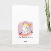 Bloemen Rattie Valentijn Feestdagen Kaart (Achterkant)