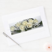 Bloemen  rechthoekige sticker (Envelop)