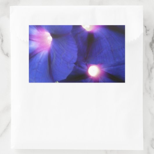 Bloemen Rechthoekige Sticker (Tas)