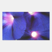 Bloemen Rechthoekige Sticker (Voorkant)