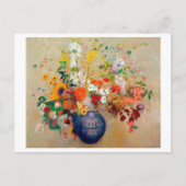 Bloemen, Redon Briefkaart (Voorkant)