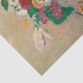 Bloemen, Redon Tissuepapier (Detail)